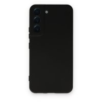 Newface Samsung Galaxy S22 Kılıf Nano içi Kadife Silikon - Siyah