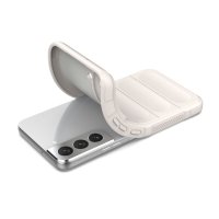 Newface Samsung Galaxy S22 Kılıf Optimum Silikon - Krem