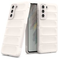 Newface Samsung Galaxy S22 Plus Kılıf Optimum Silikon - Krem