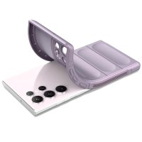 Newface Samsung Galaxy S22 Ultra Kılıf Optimum Silikon - Mor