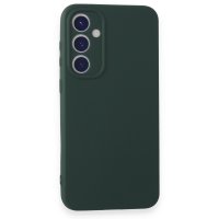 Newface Samsung Galaxy S23 FE Kılıf First Silikon - Koyu Yeşil