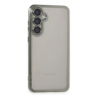 Newface Samsung Galaxy S23 FE Kılıf Razer Lensli Silikon - Gümüş