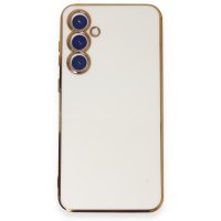 Newface Samsung Galaxy S23 FE Kılıf Volet Silikon - Beyaz