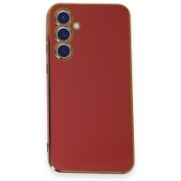 Newface Samsung Galaxy S23 FE Kılıf Volet Silikon - Kırmızı