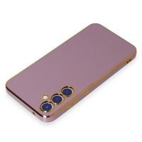 Newface Samsung Galaxy S23 FE Kılıf Volet Silikon - Mor