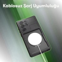 Newface Samsung Galaxy S23 Kılıf Red Pepper Su Geçirmez Kılıf - Siyah-Gri