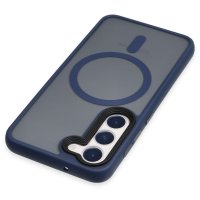 Newface Samsung Galaxy S23 Kılıf Trex Magneticsafe Kapak - Lacivert