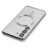 Newface Samsung Galaxy S23 Plus Kılıf Kross Magneticsafe Kapak - Gümüş