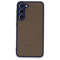 Newface Samsung Galaxy S23 Plus Kılıf Montreal Silikon Kapak - Lacivert