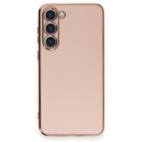 Newface Samsung Galaxy S23 Plus Kılıf Volet Silikon - Pembe