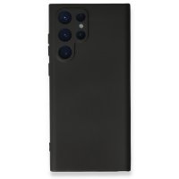 Newface Samsung Galaxy S23 Ultra Kılıf Nano içi Kadife Silikon - Siyah