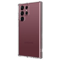 Newface Samsung Galaxy S23 Ultra Kılıf Pc Sert Şeffaf Kapak - Şeffaf