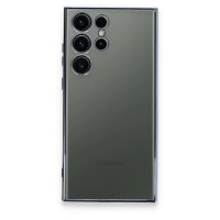 Newface Samsung Galaxy S23 Ultra Kılıf Razer Lensli Silikon - Açık Mavi