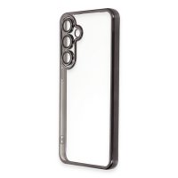 Newface Samsung Galaxy S24 FE Kılıf Razer Lensli Silikon - Siyah