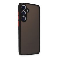 Newface Samsung Galaxy S24 Plus Kılıf Montreal Silikon Kapak - Siyah