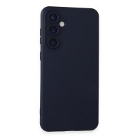 Newface Samsung Galaxy S24 Plus Kılıf Nano içi Kadife Silikon - Lacivert