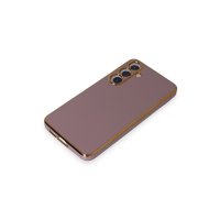 Newface Samsung Galaxy S24 Plus Kılıf Volet Silikon - Mor