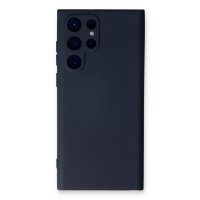 Newface Samsung Galaxy S24 Ultra Kılıf Nano içi Kadife Silikon - Lacivert