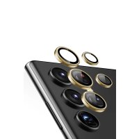 Newface Samsung Galaxy S24 Ultra Valdez Metal Kamera Lens - Gold
