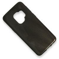 Newface Samsung Galaxy S9 Kılıf Simli Katmanlı Silikon - Siyah