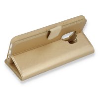 Newface Samsung Galaxy S9 Kılıf Trend S Plus Kapaklı Kılıf - Gold