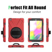 Newface Samsung Galaxy T290 Tab A 8 Kılıf Amazing Tablet Kapak - Kırmızı