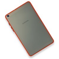 Newface Samsung Galaxy T500 Tab A7 10.4 Kılıf Tablet Montreal Silikon - Kırmızı
