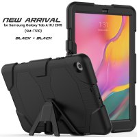 Newface Samsung Galaxy T510 Tab A 10.1 Kılıf Griffin Tablet Kapak - Siyah