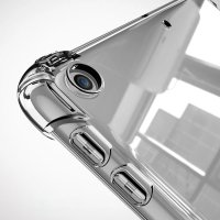 Newface Samsung Galaxy T737 Tab S7 FE 12.4 Kılıf Anti Şeffaf Tablet Silikon - Şeffaf