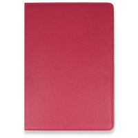 Newface Samsung Galaxy T970 Tab S7 Plus 12.4 Kılıf 360 Tablet Deri Kılıf - Pembe