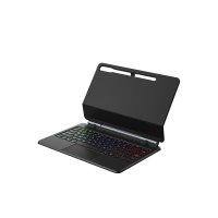 Newface Samsung Galaxy T970 Tab S7 Plus 12.4 Kılıf Eternal Ledli Klavyeli Tablet Kılıfı - Siyah