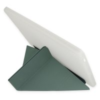 Newface Samsung Galaxy T970 Tab S7 Plus 12.4 Kılıf Kalemlikli Mars Tablet Kılıfı - Koyu Yeşil
