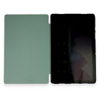 Newface Samsung Galaxy T970 Tab S7 Plus 12.4 Kılıf Tablet Smart Kılıf - Koyu Yeşil