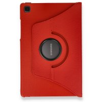 Newface Samsung Galaxy T500 Tab A7 10.4 Kılıf 360 Tablet Deri Kılıf - Kırmızı