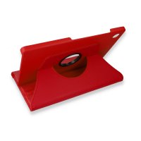 Newface Samsung Galaxy Tab A9 Plus Kılıf 360 Tablet Deri Kılıf - Kırmızı