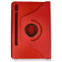 Newface Samsung Galaxy T870 Tab S7 11 Kılıf 360 Tablet Deri Kılıf - Kırmızı