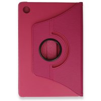 Newface Samsung Galaxy X200 Tab A8 10.5 Kılıf 360 Tablet Deri Kılıf - Pembe
