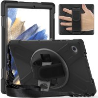 Newface Samsung Galaxy X200 Tab A8 10.5 Kılıf Amazing Tablet Kapak - Turuncu