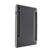 Newface Samsung Galaxy X510 Tab S9 FE 11 Kılıf Color Karbon Tablet Kılıfı - Siyah