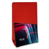 Newface Samsung Galaxy X700 Tab S8 11 Kılıf Tablet Smart Kılıf - Kırmızı