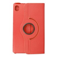 Newface Samsung Galaxy X710 Tab S9 11 Kılıf 360 Tablet Deri Kılıf - Kırmızı