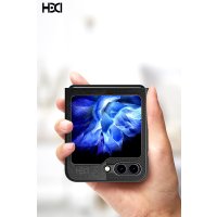 HDD Samsung Galaxy Z Flip 5 Kılıf HBC-155 Lizbon Kapak - Derin Mor