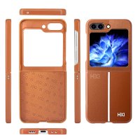 HDD Samsung Galaxy Z Flip 5 Kılıf HBC-155 Lizbon Kapak - Derin Mor