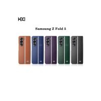 HDD Samsung Galaxy Z Fold 5 Kılıf HBC-155 Lizbon Kapak - Koyu Yeşil