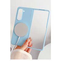 Newface Samsung Galaxy Z Fold 5 Kılıf Mata Fold Kapak - Siyah