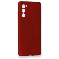 Newface Samsung Galaxy S20 FE Kılıf First Silikon - Bordo