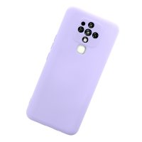 Newface Tecno Camon 16 Kılıf Nano içi Kadife Silikon - Lila