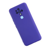 Newface Tecno Camon 16 Kılıf Nano içi Kadife Silikon - Mor