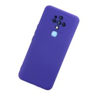 Newface Tecno Camon 16 Kılıf Nano içi Kadife Silikon - Mor