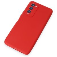 Newface Tecno Camon 18 Kılıf First Silikon - Kırmızı